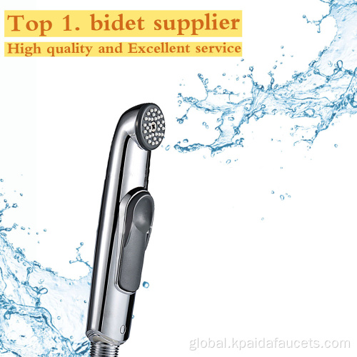 A10.Bidets High Quality ABS Hand Bidet Toilet Attachment Set Plastic Diaper Sprayer Combo w/ T Valve Handheld Bidet Sprayer For Toilet Manufactory